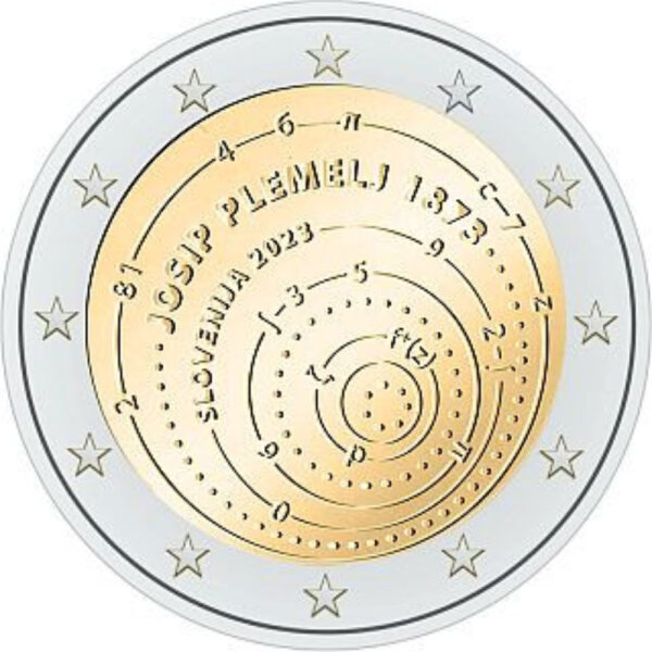 Slowenien 2 Euro 2023 "Josip Plemelj"