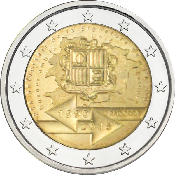 Andorra 2 Euro 2015 "Zollunion"