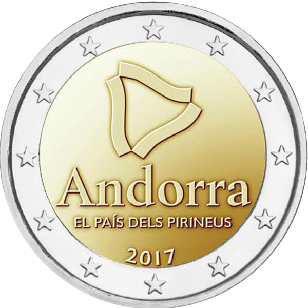 Andorra 2 Euro 2017 "Land in den Pyrenäen"