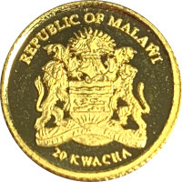 Malawi Springbock 2007 0,5 Gramm Gold PP