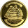 Nordkorea 10 Won 2008 - Segelschiff Alexander von Humboldt 1 Gramm Gold PP