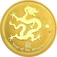 Australien Lunar II 2012 Jahr des Drachen 1/2 oz Gold