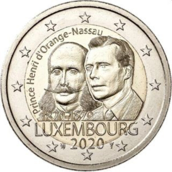 Luxemburg 2 Euro 2020 "Prinz Henri"