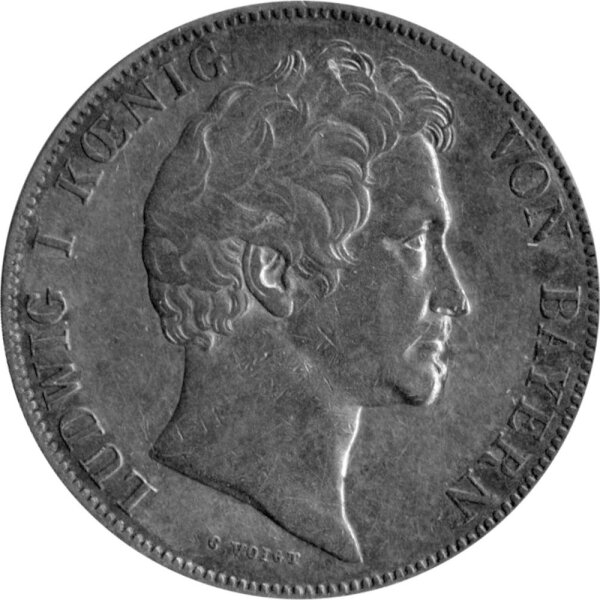Bayern 1 Gulden 1844 - König Ludwig I. 1825-1848, KM#788