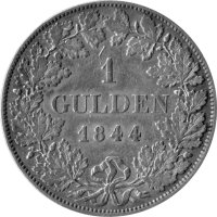 Bayern 1 Gulden 1844 - König Ludwig I. 1825-1848, KM#788