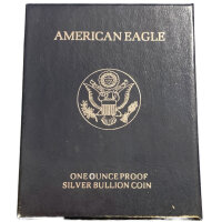 USA American Eagle 1996 1 oz Silber - Polierte Platte