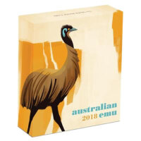 Australien Emu 2018 1 oz Silber | Polierte Platte