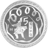 San Marino 5 Euro 2008 "Olympiade in Peking" - Silber PP