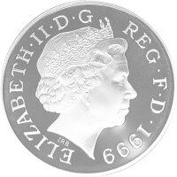 UK 5 Pounds 1999 Prinzessin Diana - Silber PP