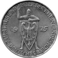J.322 Weimarer R. 5 Mark 1925 -D- "Zur...