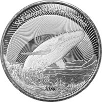 St. Vincent EC 8 Buckelwal | Humpback Whale 2023 1 oz Silber