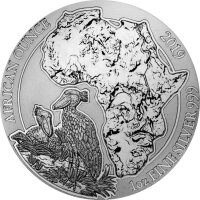 Ruanda African Ounce 2019 Schuhschnabel 1 oz Silber