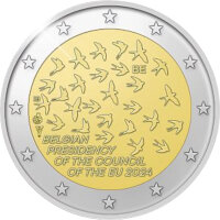 Belgien 2 Euro 2024 "EU Ratspräsidenschaft"