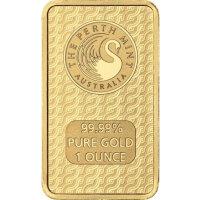 31,1 Gramm Goldbarren Perth Mint Lunar Drache