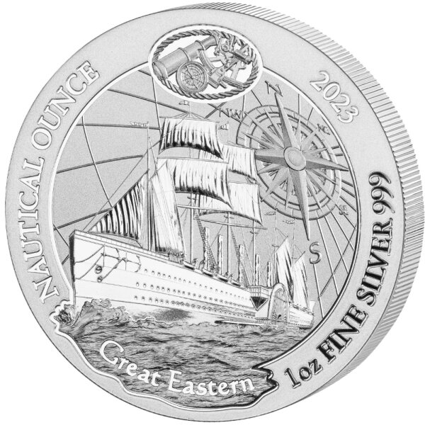 Ruanda Nautical 2023 Great Eastern 1 oz Silber