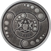 Ghana Alien 2023 1 oz Silber | Antik Finish