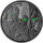 Ghana Alien 2023 1 oz Silber | Black Rhodium Coloriert