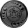 Ghana Alien 2023 1 oz Silber | Black Rhodium Coloriert