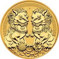 Australien Guardian Lions | Double Pixiu 2021 1 oz Gold
