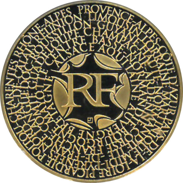 Frankreich 200 Euro 2011 Region II Gold