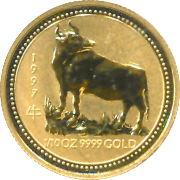 Australien Lunar I 1997 Jahr des Ochsen 1/10 oz Gold