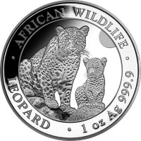 Somalia Leopard 2024 1 oz Silber