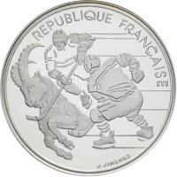 Frankreich 100 Francs 1990 - Oly. Albertville 1992...
