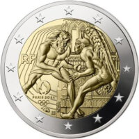 Frankreich 2 Euro 2024 "Olympiade in Paris...