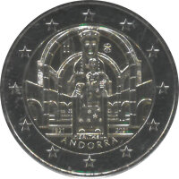 Andorra 2 Euro 2021 "Meritxell"