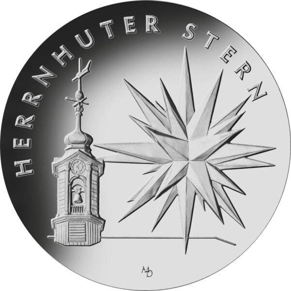 Deutschland 25 Euro 2022 Weihnachten - Herrnhuter Stern PP