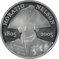 UK 5 Pounds 2005 Nelson / Trafalgat 2 x 5 Pounds - Silber PP