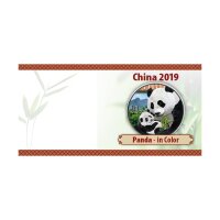 China Panda 2019 30 Gramm Silber - Coloriert