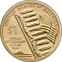 USA 1 Dollar 2024 Sacagawea Staatsbürgerschaft -...
