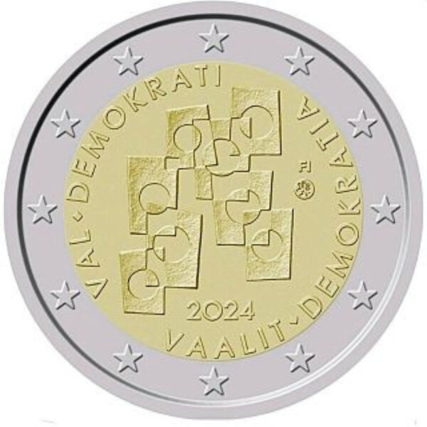 Finnland 2 Euro 2024 "Wahlen und Demokratie"