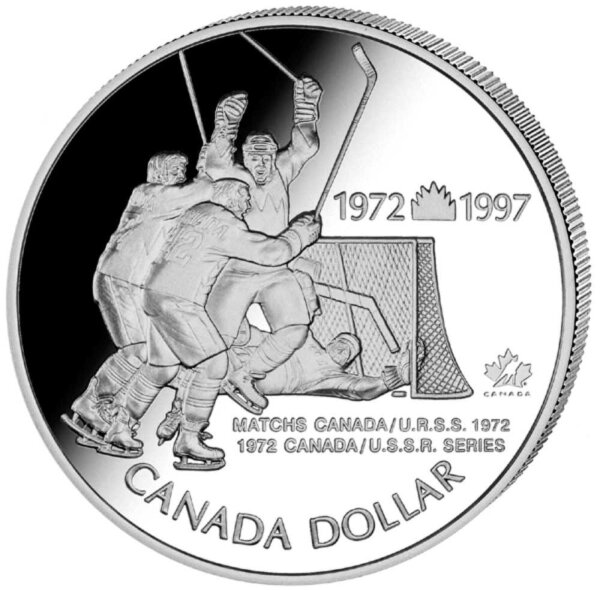 Kanada 1 Dollar 1997 Eishockey - Silber PL