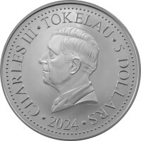 Tokelau Mustang 1. Ausgabe 2024 1 oz Silber