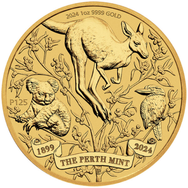Australien The Perth Mint’s 125th Anniversary 2024 1 oz Gold - 125. Jahrestag der Perth Mint