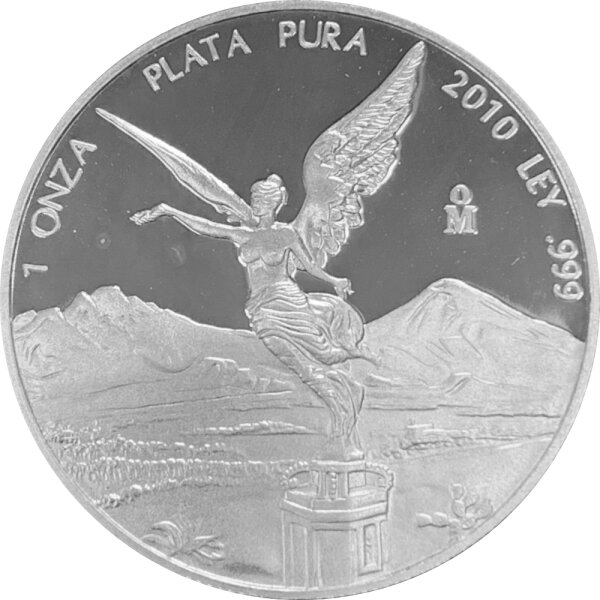 Mexiko Libertad 2010 1 oz Silber - Polierte Platte