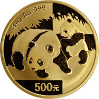 China Panda 2008 1 oz Gold
