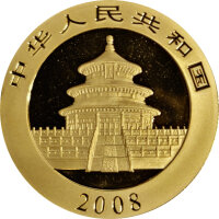 China Panda 2008 1 oz Gold
