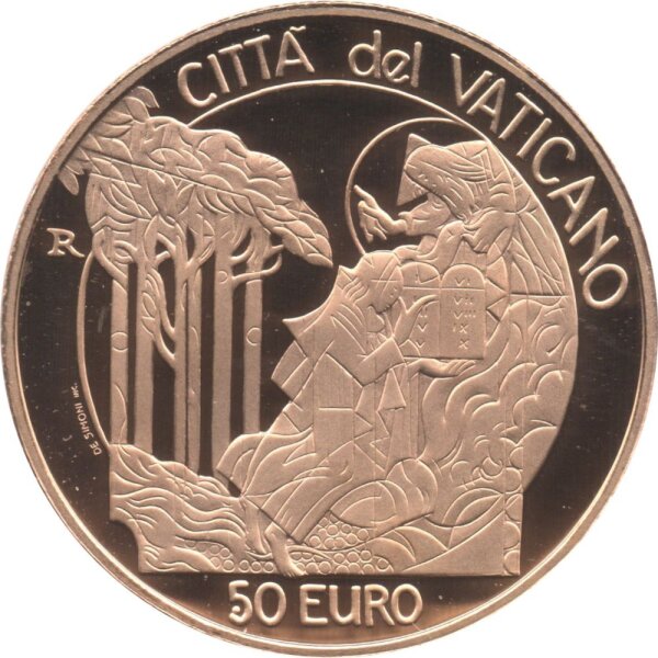 Vatikan 50 Euro 2003 "Die 10 Gebote" Gold