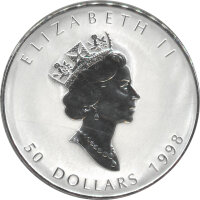 Kanada Maple Leaf 1998 10 oz Silber