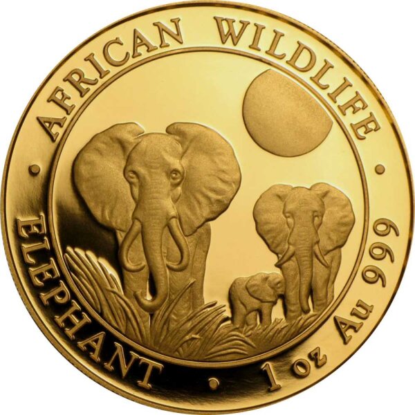 Somalia Elefant 2014 1 oz Gold