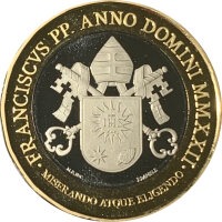 Vatikan 5 Euro 2022 100. Todesjahr Papst Benedikt XV