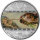 Cook Islands Michelangelo 2008 Die Erschaffung Adams 3 oz Silber | Polierte Platte Coloriert