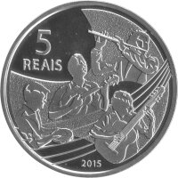 Brasilien 5 Reais 2015 XXXI. Olympische Sommerspiele 2016...