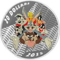 Kanada Looney Tunes 2015 Merrie Melodies 1 oz Silber | PP Coloriert