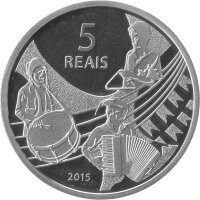 Brasilien 5 Reais 2015 XXXI. Olympische Sommerspiele 2016...