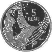 Brasilien 5 Reais 2016 XXXI. Olympische Sommerspiele 2016...