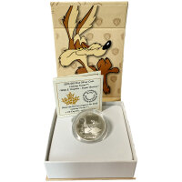 Kanada 10 Dollars 2015 Looney Tunes - Koyote "Wile Coyote Super Genius - Silber PP
